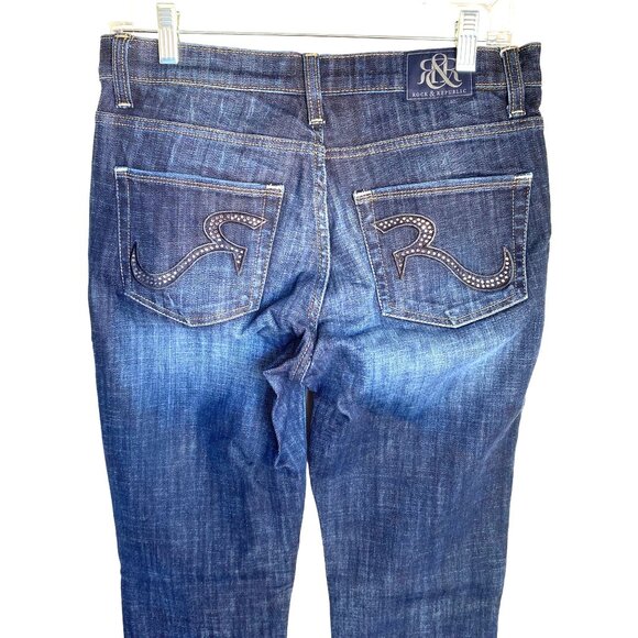 Rock & Republic Womens Bootcut Medium Wash Denim Jeans - Picture 4 of 9